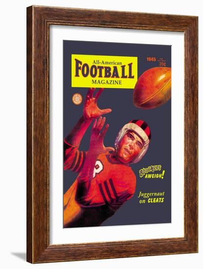 All-American Football Magazine-null-Framed Art Print