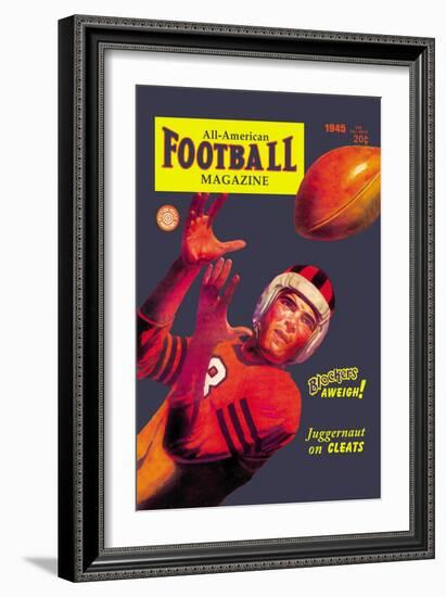 All-American Football Magazine-null-Framed Art Print