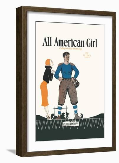 All American Girl--Framed Art Print