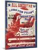 All American Lobster-Fiona Stokes-Gilbert-Mounted Giclee Print