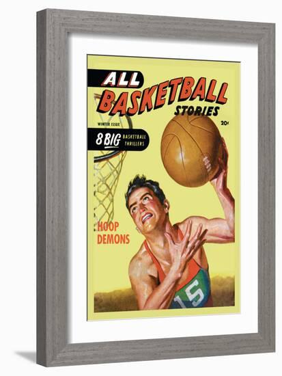 All Basketball Stories: Hoop Demons-null-Framed Art Print