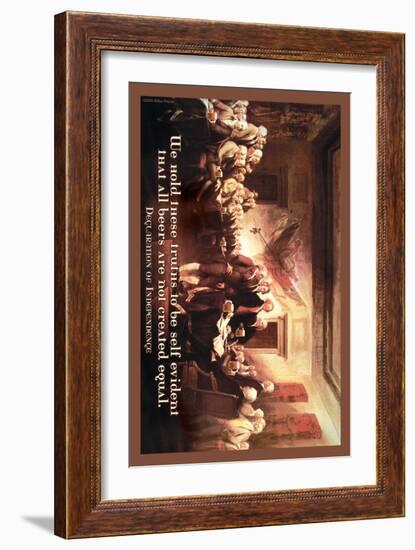All Beers Are Not Created Equal-null-Framed Art Print