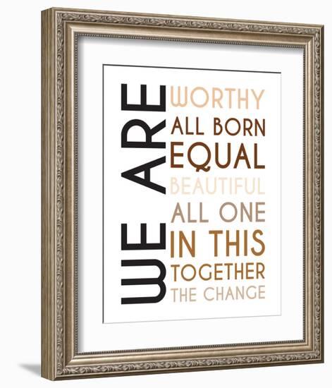 All Born Equal-Tenisha Proctor-Framed Art Print