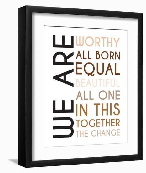 All Born Equal-Tenisha Proctor-Framed Art Print