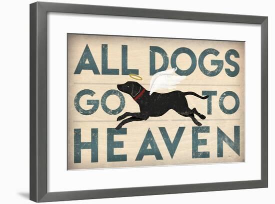 All Dogs Go to Heaven I-Ryan Fowler-Framed Art Print