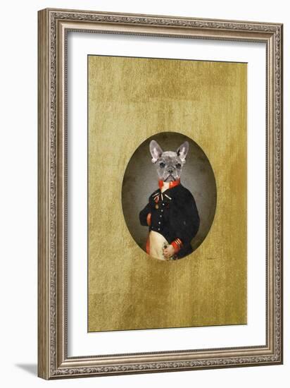 All Dressed up Frenchie-Amanda Greenwood-Framed Art Print