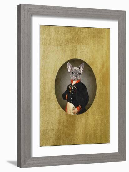 All Dressed up Frenchie-Amanda Greenwood-Framed Art Print