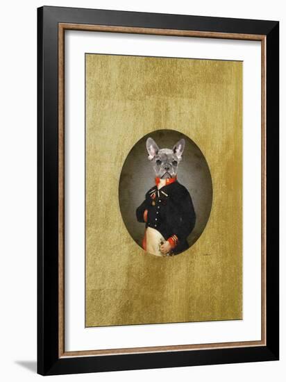 All Dressed up Frenchie-Amanda Greenwood-Framed Art Print