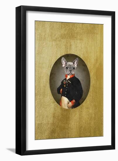 All Dressed up Frenchie-Amanda Greenwood-Framed Art Print