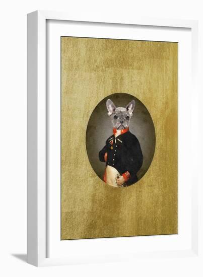 All Dressed up Frenchie-Amanda Greenwood-Framed Art Print