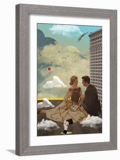 All Eyes On Me-Elo Marc-Framed Giclee Print