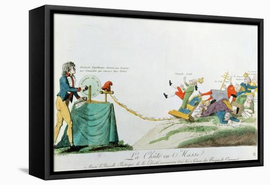 All Fall Down', the Electricity Generated by the Declaration of the Rights of Man-French-Framed Premier Image Canvas