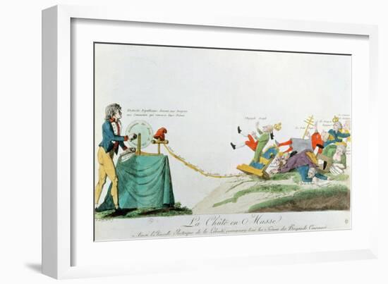 All Fall Down', the Electricity Generated by the Declaration of the Rights of Man-French-Framed Giclee Print