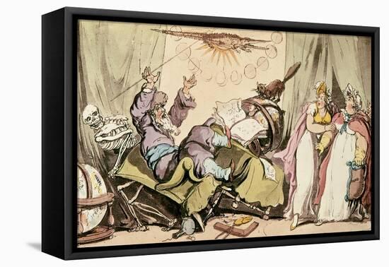 All Fates He Vow'd to Him Were Known, and Yet He Could Not Tell His Own , Caricature of a Fortune-Thomas Rowlandson-Framed Premier Image Canvas