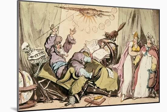 All Fates He Vow'd to Him Were Known, and Yet He Could Not Tell His Own , Caricature of a Fortune-Thomas Rowlandson-Mounted Giclee Print