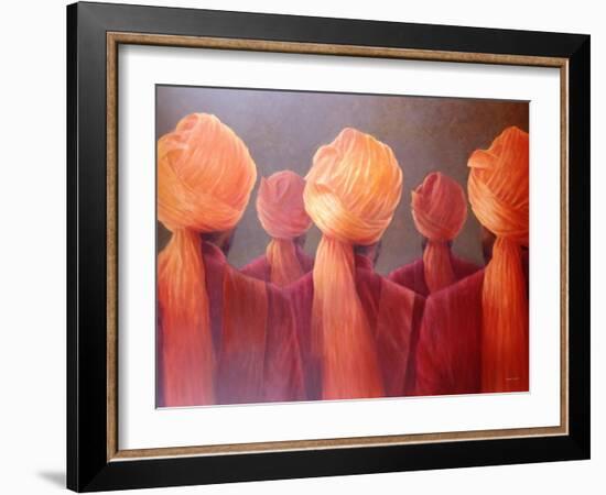 All Five Heads-Lincoln Seligman-Framed Giclee Print