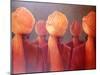All Five Heads-Lincoln Seligman-Mounted Giclee Print