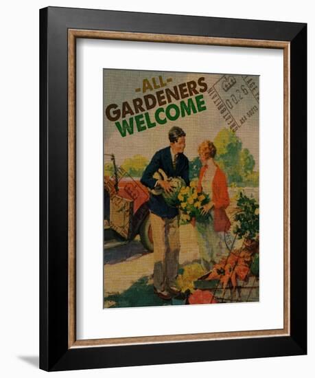 All Gardeners Welcome 2-null-Framed Giclee Print