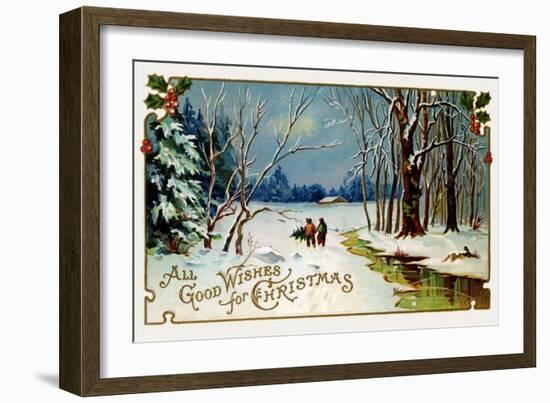 All Good Wishes for Christmas-null-Framed Art Print