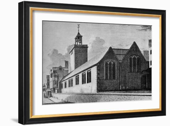 All Hallows Church, London Wall, City of London, c1901 (1906)-Unknown-Framed Giclee Print