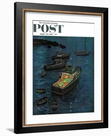 "All Hands on Deck," Saturday Evening Post Cover, August 20, 1960-Ben Kimberly Prins-Framed Giclee Print