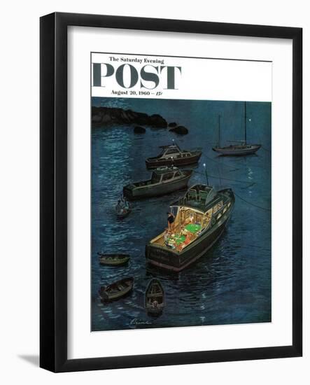 "All Hands on Deck," Saturday Evening Post Cover, August 20, 1960-Ben Kimberly Prins-Framed Giclee Print