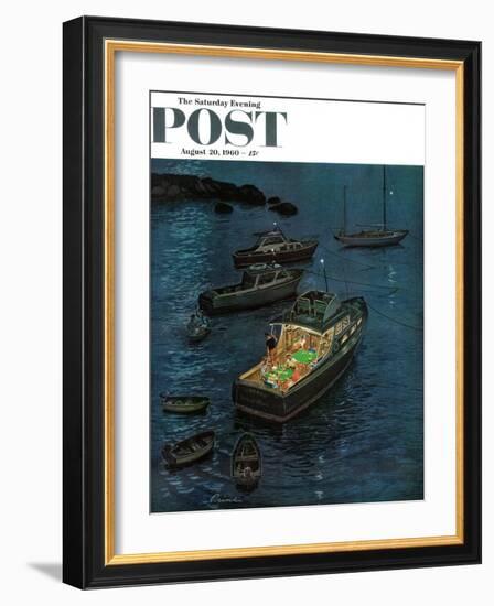 "All Hands on Deck," Saturday Evening Post Cover, August 20, 1960-Ben Kimberly Prins-Framed Giclee Print