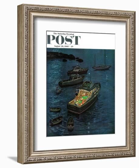 "All Hands on Deck," Saturday Evening Post Cover, August 20, 1960-Ben Kimberly Prins-Framed Giclee Print