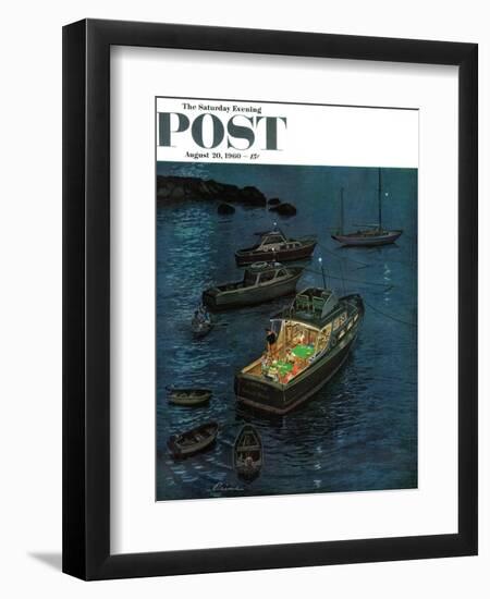 "All Hands on Deck," Saturday Evening Post Cover, August 20, 1960-Ben Kimberly Prins-Framed Giclee Print