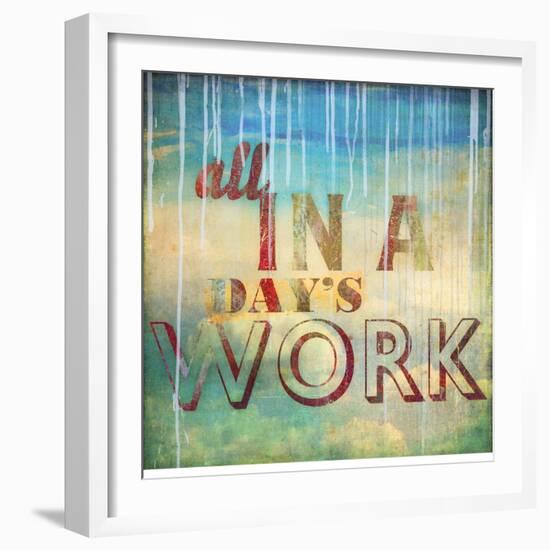 All in a Day's Work-Sloane Addison  -Framed Art Print