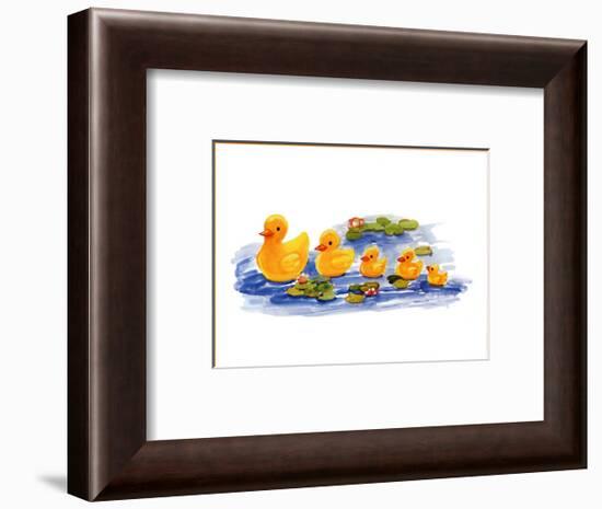 All in a Row-Sarah Street-Framed Art Print