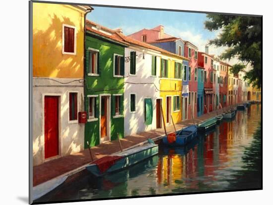 All in a Row-Arcobaleno-Mounted Art Print