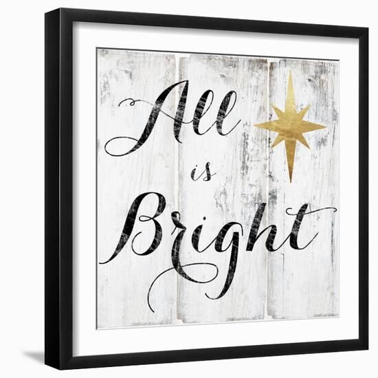 All is Bright-Color Bakery-Framed Giclee Print