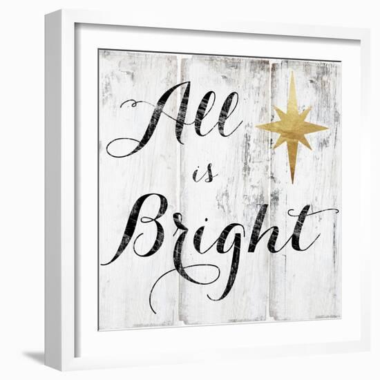 All is Bright-Color Bakery-Framed Giclee Print