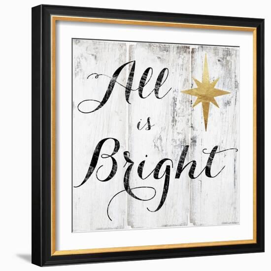 All is Bright-Color Bakery-Framed Giclee Print