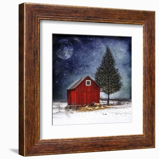 All is Calm All is Bright-Dawne Polis-Framed Art Print