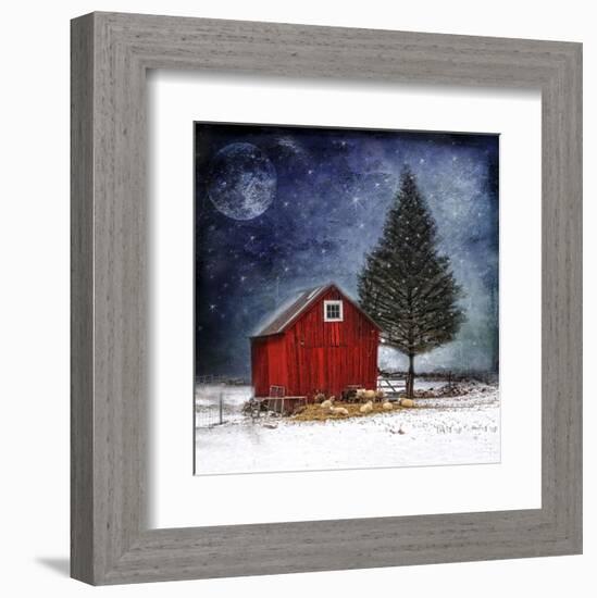 All is Calm All is Bright-Dawne Polis-Framed Art Print