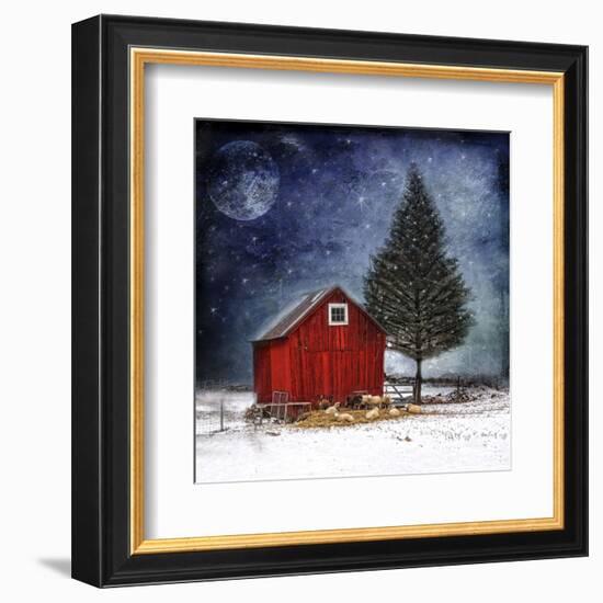 All is Calm All is Bright-Dawne Polis-Framed Art Print