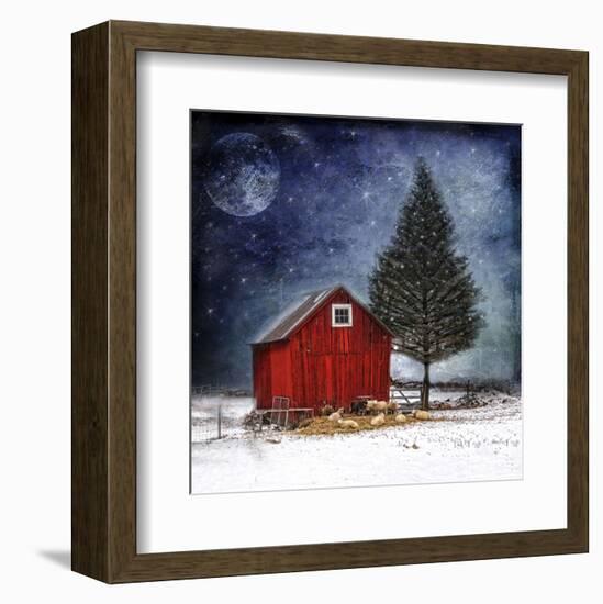 All is Calm All is Bright-Dawne Polis-Framed Art Print