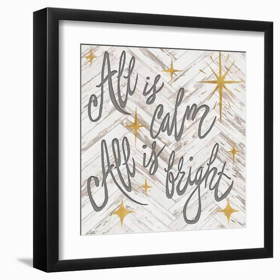 All is Calm All is Bright-Elizabeth Medley-Framed Art Print