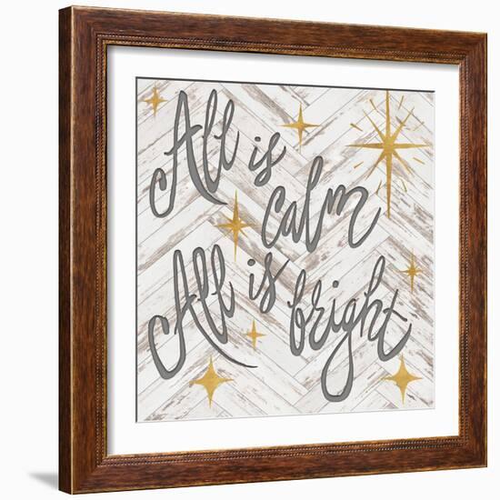 All is Calm All is Bright-Elizabeth Medley-Framed Art Print