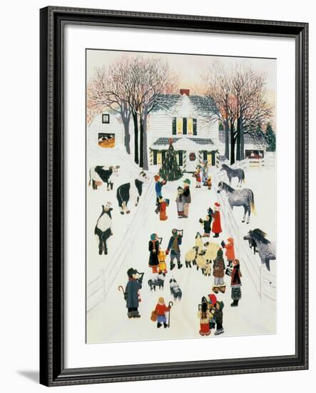 All Is Calm and Brigh-Kristin Nelson-Framed Premium Giclee Print