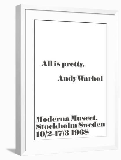 All is pretty.-John Melin-Framed Art Print