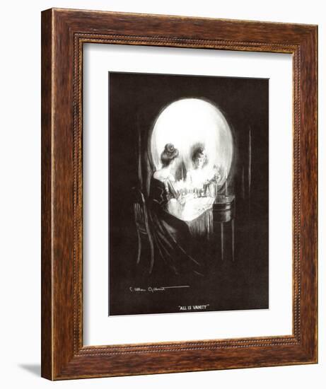 All Is Vanity-Allan C^ Gilbert-Framed Art Print