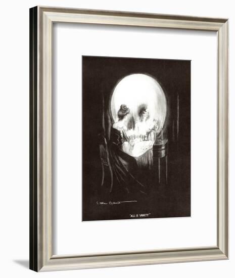 All Is Vanity-Allan C^ Gilbert-Framed Art Print