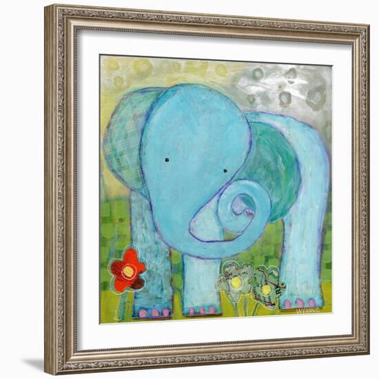 All Is Well Elephant-Wyanne-Framed Giclee Print