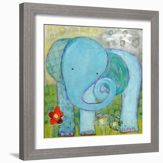 All Is Well Elephant-Wyanne-Framed Giclee Print