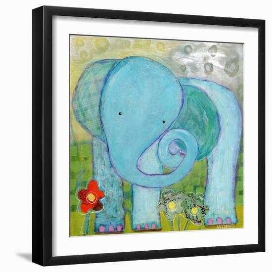 All Is Well Elephant-Wyanne-Framed Giclee Print