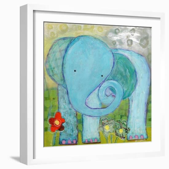 All Is Well Elephant-Wyanne-Framed Giclee Print