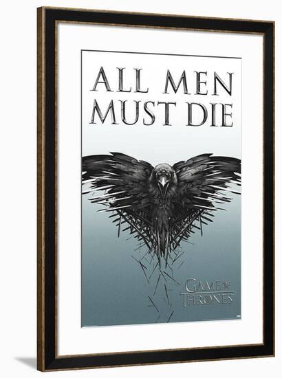 All Men Must Die-Unknown-Framed Art Print